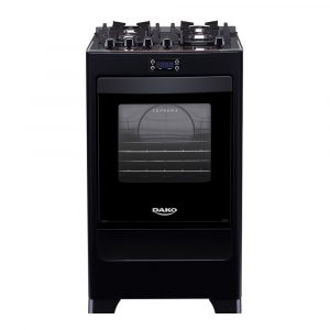 Cocina Dako 4H Glass con Horno – Supreme Timer Negro